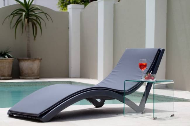 Матрас для шезлонга Slim темно-серый 2040х620х30 мм