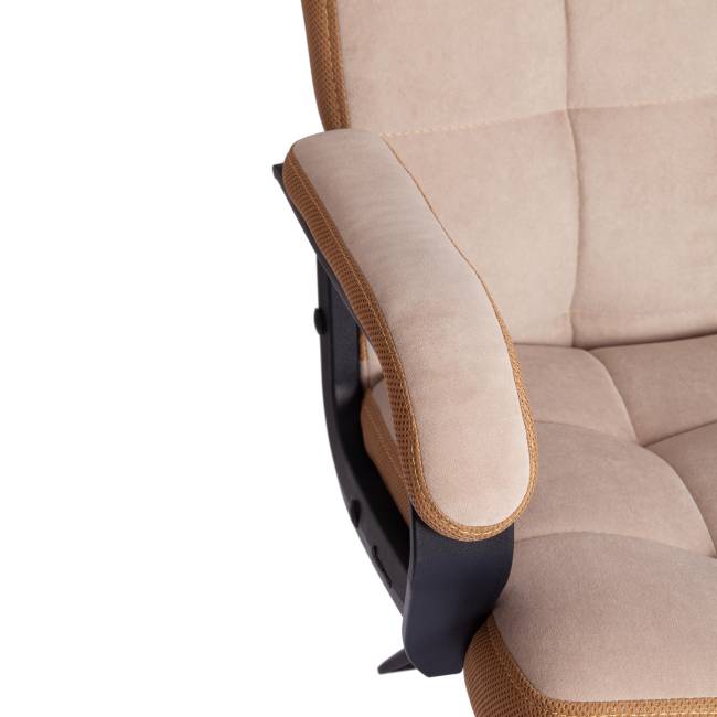 Кресло Тренди/Trendy (22) флок/ткань, бежевый/бронза, 7/TW-21 бежевый/бронза флок/ткань