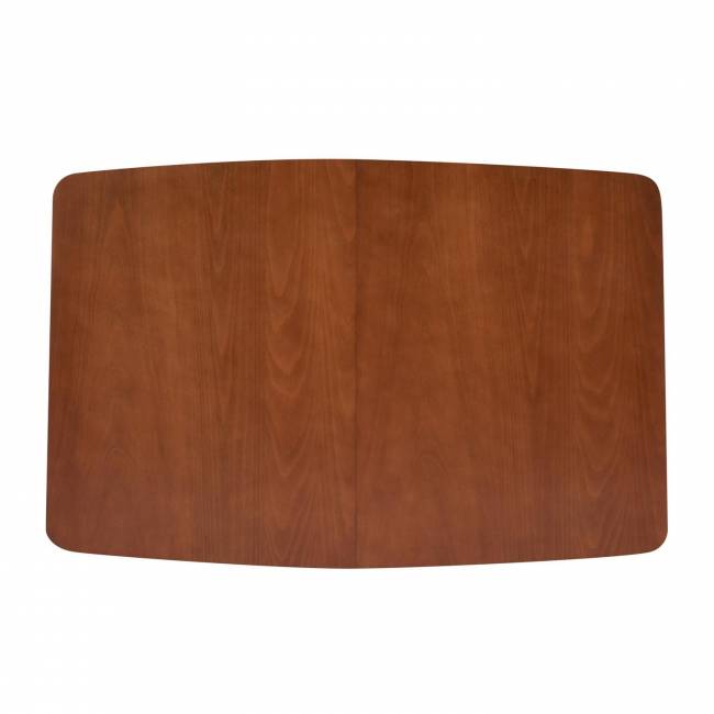 Стол обеденный раскладной Павильон/Pavillion МДФ/бук, 80х120+40х75см, коричневый Коричневый основание бук, столешница мдф