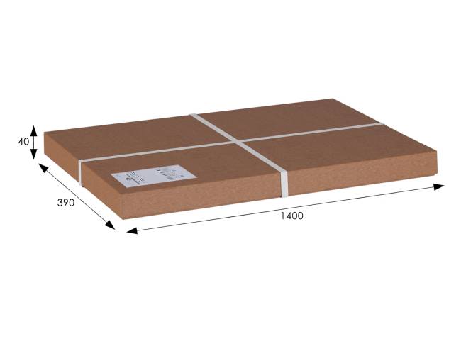 Зеркало настенное BeautyStyle 9 белый 138 см х 35 см