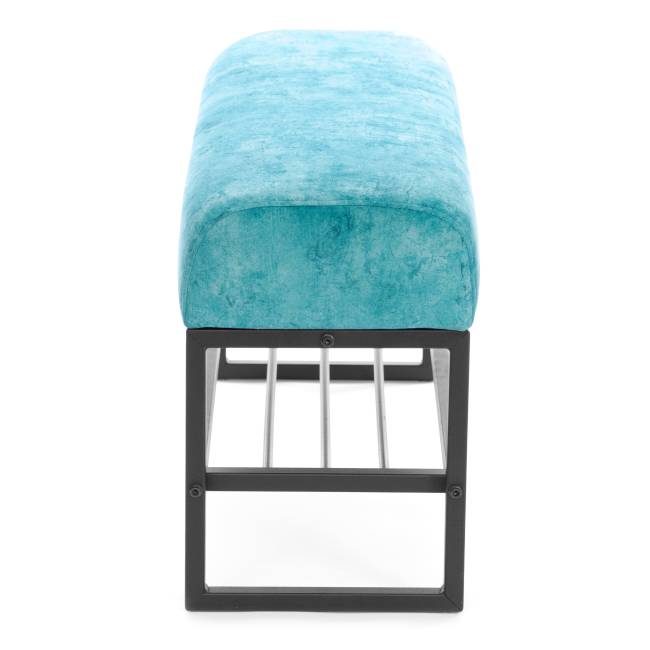Банкетка-обувница Чарли Люкс/Charli Lux КЗ, велюр, vt фреска бирюза VT Fresca бирюза велюр