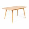 Стол обеденный раскладной Павильон/Pavillion МДФ/бук, 80х120+40х75см, натуральный Натуральный основание бук, столешница мдф