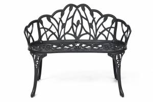 Скамья Secret de Maison Штраус/Strauss алюминиевый сплав, 99хх56х76см, черный черный алюминиевый сплав