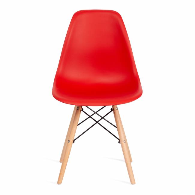 Стул Синди Имс/Cindy Eames (мод.001) дерево бук/металл/сиденье пластик, 51х46х82см, красный (Комплект из 4 шт.) красный/red дерево бук/металл/сиденье пластик Стул Синди Имс/Cindy Eames (мод.001) дерево бук/металл/сиденье пластик, 51х46х82см, красный (Комплект из 4 шт.) красный/red дерево бук/металл/сиденье пластик