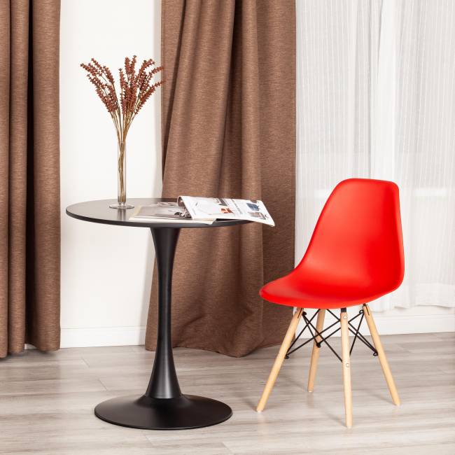 Стул Синди Имс/Cindy Eames (мод.001) дерево бук/металл/сиденье пластик, 51х46х82см, красный (Комплект из 4 шт.) красный/red дерево бук/металл/сиденье пластик Стул Синди Имс/Cindy Eames (мод.001) дерево бук/металл/сиденье пластик, 51х46х82см, красный (Комплект из 4 шт.) красный/red дерево бук/металл/сиденье пластик