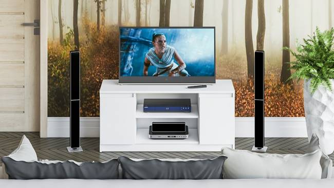 Тумба ТВ Мори МТВ1200.1 цвет белый