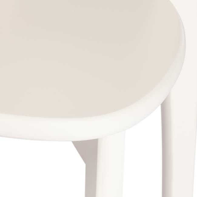 Стул Диамант/Diamante жесткое сиденье (1шт.в упаковке) бук, 42х42х85см, айвори вайт белый бук