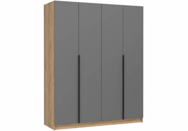 Широн 1600 графит серый / дуб крафт золото