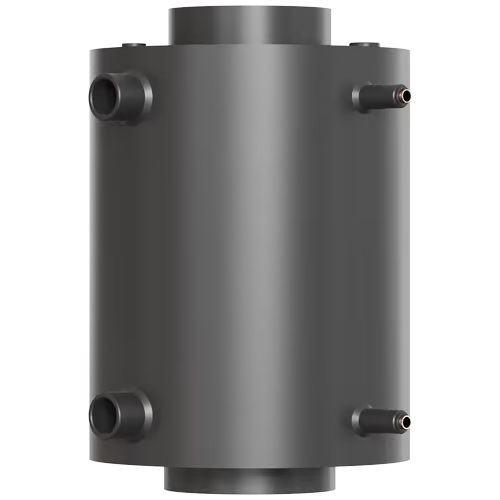 Теплообменник водный для дымохода, со змеевиком, д. 150 (V3)