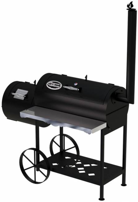Гриль с коптильней "Паровоз" XL