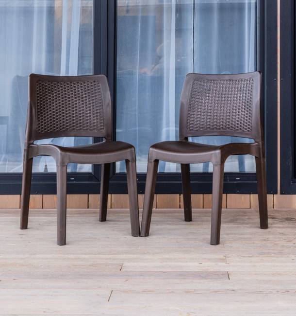2 стула JULY коричневые