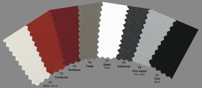Зонт профессиональный Ø2.5 м Lido Titanium титан, антрацит Ø2500 мм