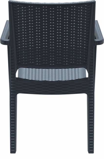 Комплект пластиковой мебели Miami Ibiza антрацит