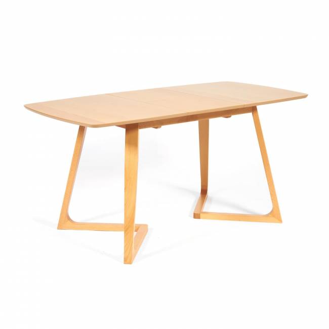 Стол раскладной Ваку/VAKU МДФ/бук, 80х120+40х75см, натуральный Натуральный основание бук, столешница мдф Стол раскладной Ваку/VAKU МДФ/бук, 80х120+40х75см, натуральный Натуральный основание бук, столешница мдф