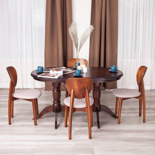 Стул Диамант/Diamante мягкое сиденье (1шт.в упаковке) бук, 42х42х85см, темный орех (тобако), ткань вул карамель, бежевый коричневый бук Стул Диамант/Diamante мягкое сиденье (1шт.в упаковке) бук, 42х42х85см, темный орех (тобако), ткань вул карамель, бежевый коричневый бук