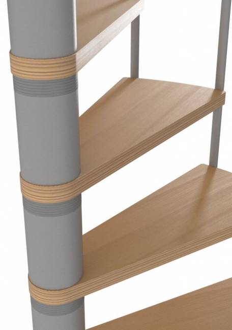 Винтовая лестница Calgary Grey d120