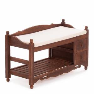 Обувница с 2-я ящиками Secret De Maison AZUR ( mod. TT-BH004), орех