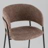 Кресло Нэлли New, букле коричневый
