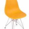Стул Эймс желтый, опора металл
