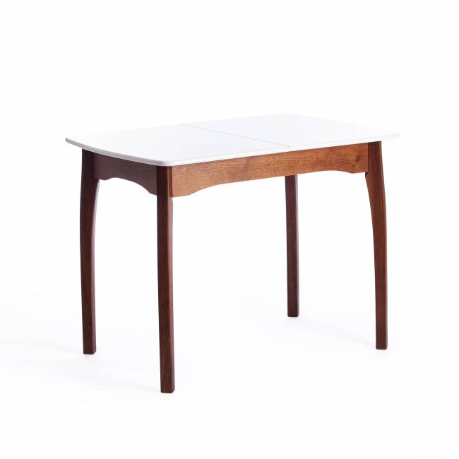 Стол обеденный раздвижной Катерина/Caterina бук, МДФ, 100-130х70х75см, коричневый/белый коричневый, белый бук, мдф Стол обеденный раздвижной Катерина/Caterina бук, МДФ, 100-130х70х75см, коричневый/белый коричневый, белый бук, мдф