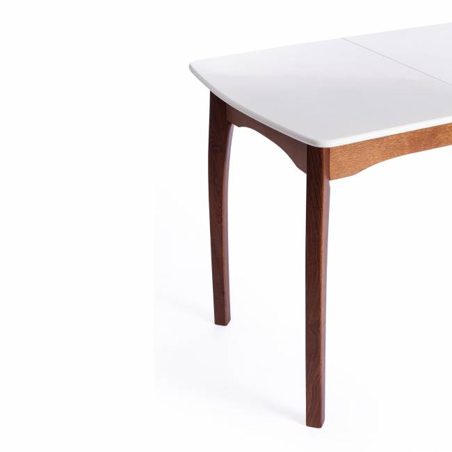 Стол обеденный раздвижной Катерина/Caterina бук, МДФ, 100-130х70х75см, коричневый/белый коричневый, белый бук, мдф Стол обеденный раздвижной Катерина/Caterina бук, МДФ, 100-130х70х75см, коричневый/белый коричневый, белый бук, мдф