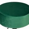 Пуф DOBRIN DANNY BLACK, зеленый велюр (MJ9-88)