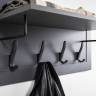 Вешалка Остин 15.12 цвет серый графит