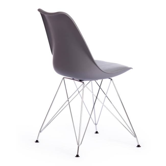 Стул Тулип Айрон Чаир/Tulip Iron Chair (мод.EC-123) металл/пластик, 54,5х48х83,5см, серый (Комплект из 4 шт.) серый металл/пластик Стул Тулип Айрон Чаир/Tulip Iron Chair (мод.EC-123) металл/пластик, 54,5х48х83,5см, серый (Комплект из 4 шт.) серый металл/пластик