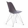 Стул Тулип Айрон Чаир/Tulip Iron Chair (мод.EC-123) металл/пластик, 54,5х48х83,5см, серый (Комплект из 4 шт.) серый металл/пластик Стул Тулип Айрон Чаир/Tulip Iron Chair (мод.EC-123) металл/пластик, 54,5х48х83,5см, серый (Комплект из 4 шт.) серый металл/пластик