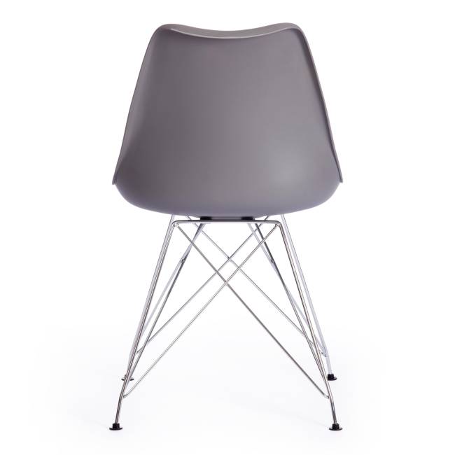 Стул Тулип Айрон Чаир/Tulip Iron Chair (мод.EC-123) металл/пластик, 54,5х48х83,5см, серый (Комплект из 4 шт.) серый металл/пластик Стул Тулип Айрон Чаир/Tulip Iron Chair (мод.EC-123) металл/пластик, 54,5х48х83,5см, серый (Комплект из 4 шт.) серый металл/пластик