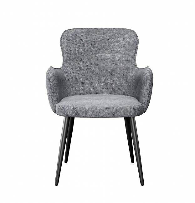 Стул DikLine 503 поворотный SB6 св.сер, ножки черные Стул DikLine 503 поворотный SB6 св.сер, ножки черные