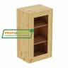 Шкаф навесной 450 х 300 х 720 под стекло, сосна, бесцветный лак