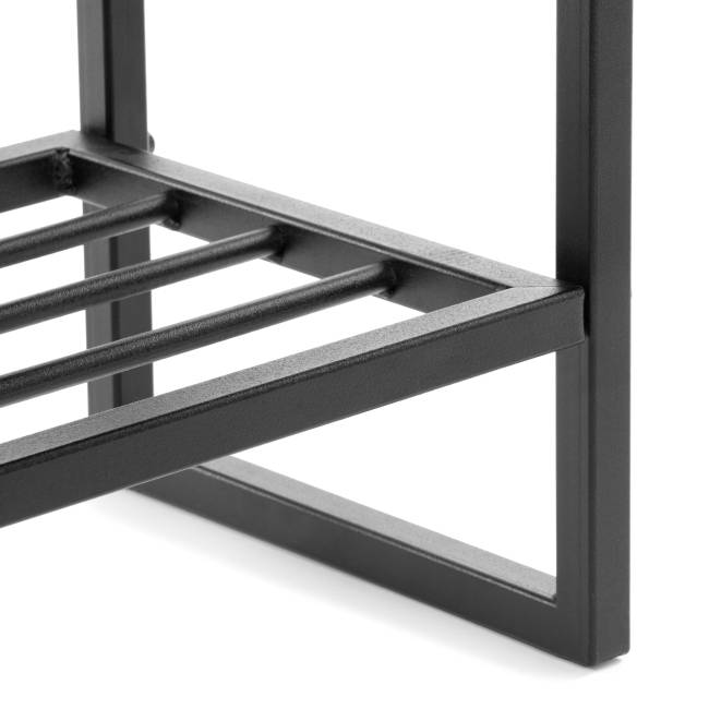 Банкетка-обувница Чарли Люкс/Charli Lux велюр/букле, vt шейп серый VT shape silver велюр/букле