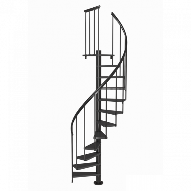 Винтовая лестница Calgary Anthracite d120