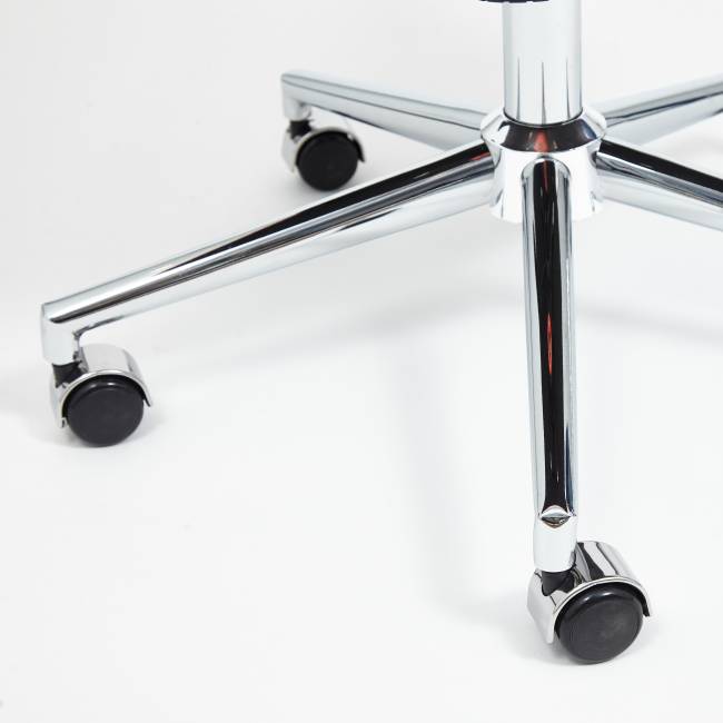 Кресло Милан/Milan хром флок , синий, 32 синий флок Кресло Милан/Milan хром флок , синий, 32 синий флок