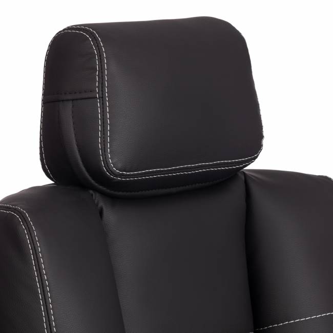 Кресло Оксфорд/Oxford хром кож/зам, черный, 36-6 черный кож/зам Кресло Оксфорд/Oxford хром кож/зам, черный, 36-6 черный кож/зам