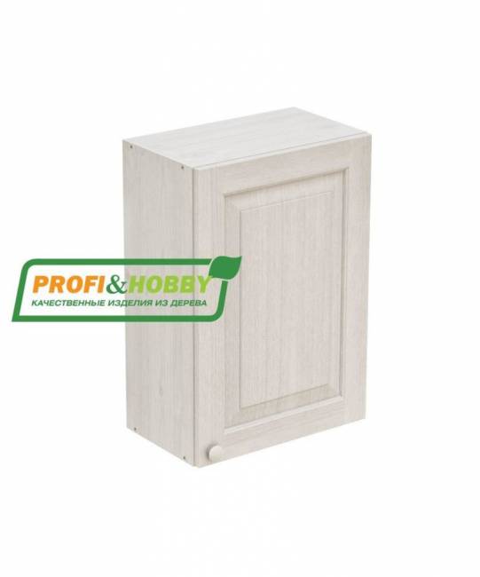 Шкаф навесной 500 х 300 х 720 филенка, сосна, бесцветный лак