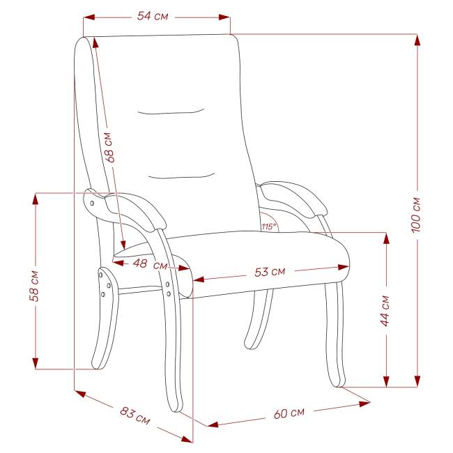 Кресло Leset Дэми Слоновая кость Malmo 05 (бежевый)