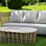 "Валенсия" лаунж-зона из искусственного ротанга, цвет соломенный