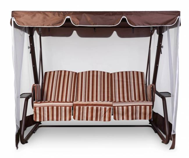 Тент-крыша + москитная сетка Торнадо + 10 238х145х170, шоколад