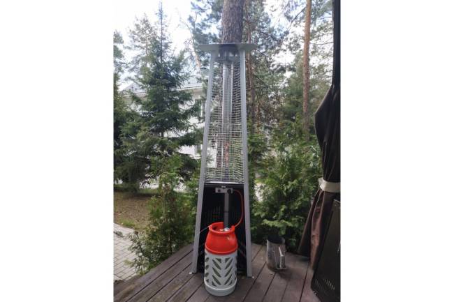 Инфракрасный газовый обогреватель Ställeh Pyramid X3 Black Инфракрасный газовый обогреватель Ställeh Pyramid X3 Black