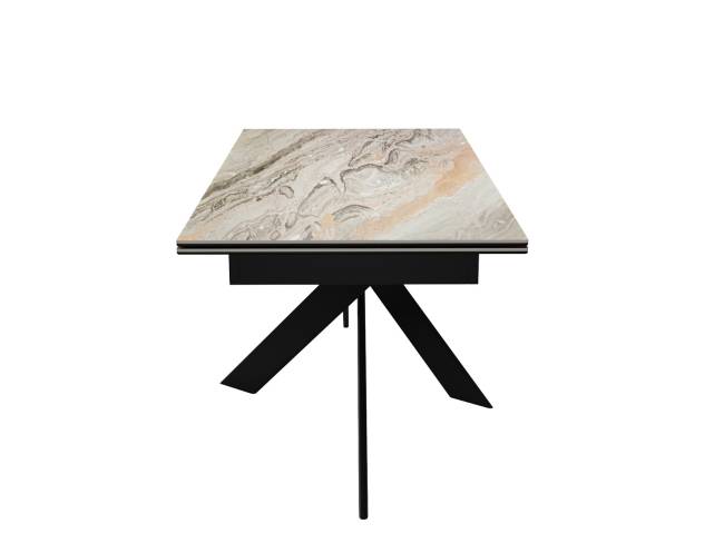 Стол DikLine EKX180, Керамика Venetian Brown Light глянец (К4), опоры черные (2 уп.) Стол DikLine EKX180, Керамика Venetian Brown Light глянец (К4), опоры черные (2 уп.)