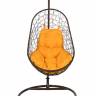 Кресло подвесное Easy Brown оранжевая подушка Кресло подвесное Easy Brown оранжевая подушка