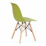 Стул Синди Имс/Cindy Eames (мод.001)/1 шт. в упаковке дерево бук/металл/сиденье пластик, 51х46х82.5см, оливковый 66012 оливковый 66012 дерево бук/металл/сиденье пластик