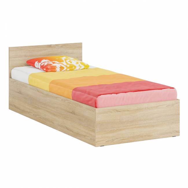 Кровать Стандарт 0900 цвет дуб сонома