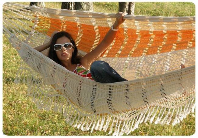 Гамак двухместный PARADISE оранжевый mixed Гамак двухместный PARADISE оранжевый mixed