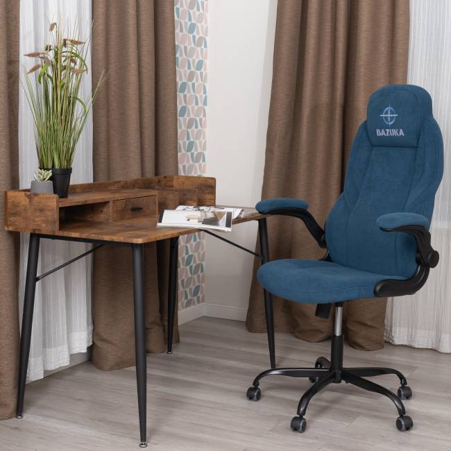 Кресло Базука Металбл/Bazuka Metalbl велюр, синий, 32 синий велюр Кресло Базука Металбл/Bazuka Metalbl велюр, синий, 32 синий велюр