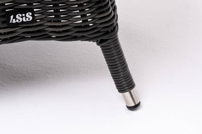 "Равенна" кофейный стол из искусственного ротанга, цвет графит