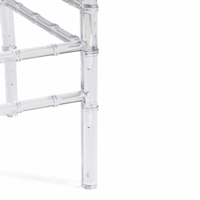 Стул Медальон/Medalion (мод.921) пластик, 39х49х90,5см, прозрачный  (Комплект из 2 шт.) прозрачный пластик