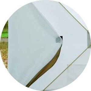 Палатка зимняя куб СЛЕДОПЫТ Premium 1,8х1,8 м, 3-х местная, 3 слоя, цв. белый/олива